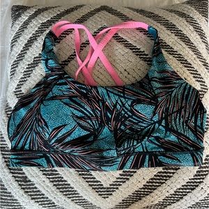 Lululemon Energy Bra Size 10 Limited Edition Leaf Print